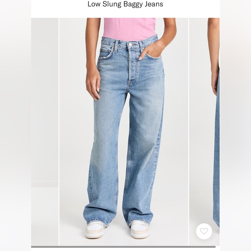 Agolde Low Slung Slouch Jeans